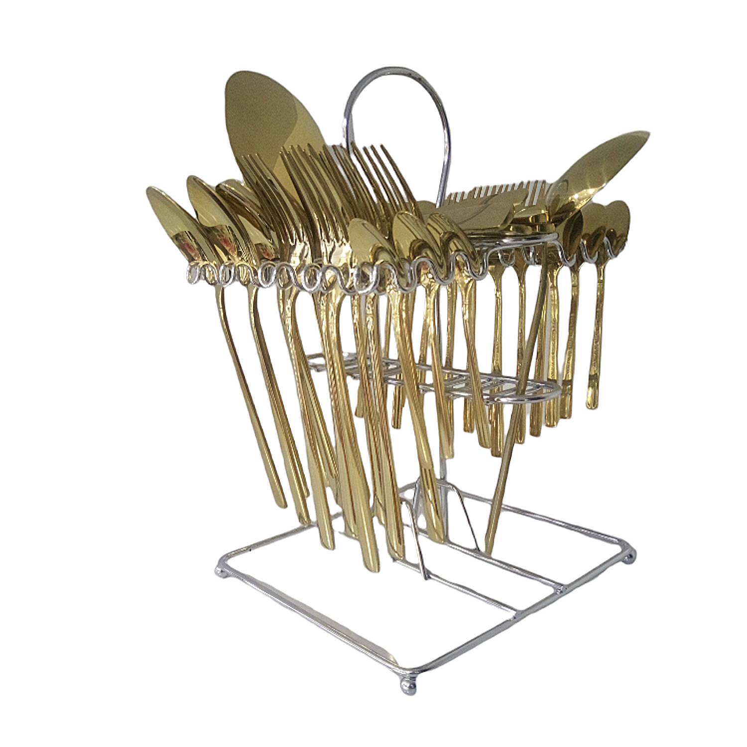 سرویس قاشق و چنگال 39 پارچه مدل  luxury stainless steel